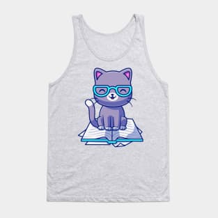 Books are Purrrfect! Tank Top